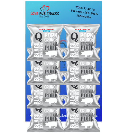 Q Pork Crunch Original 8x30g Carded