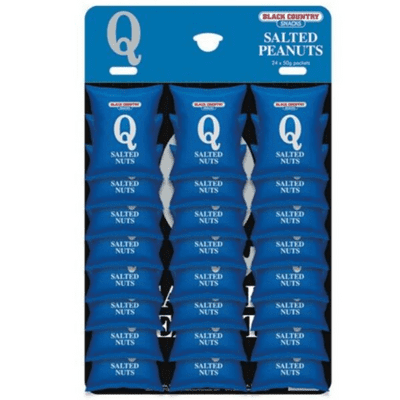 Q Salted Peanuts 24x50g