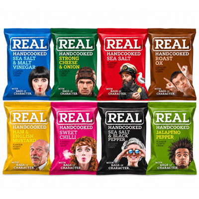 REAL Mixed Crisps Case 24x35g