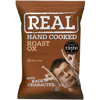 REAL Roast Ox Crisps 24x35g