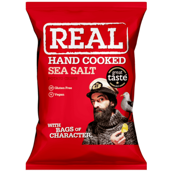 REAL Sea Salt Crisps 24x35g