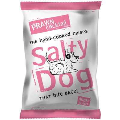 SALTY DOG Prawn Cocktail Crisps 24x40g