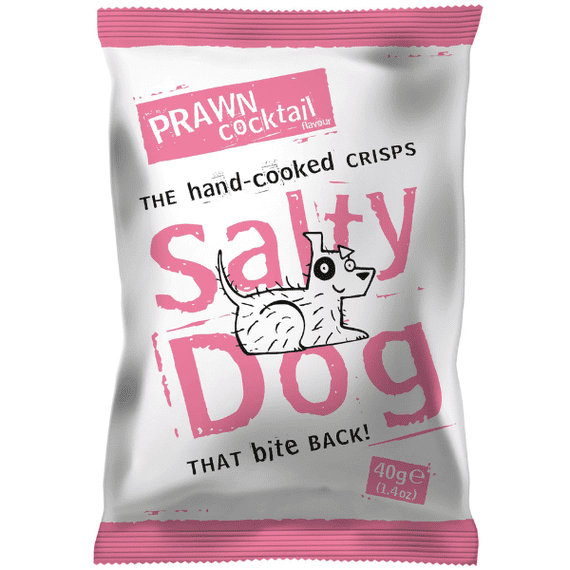 SALTY DOG Prawn Cocktail Crisps 24x40g