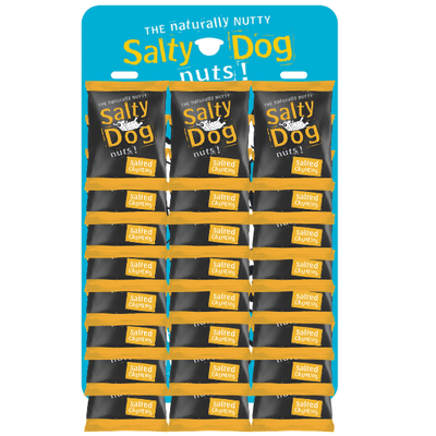 SALTY DOG Salted Cashews Pub Card 24x30g
