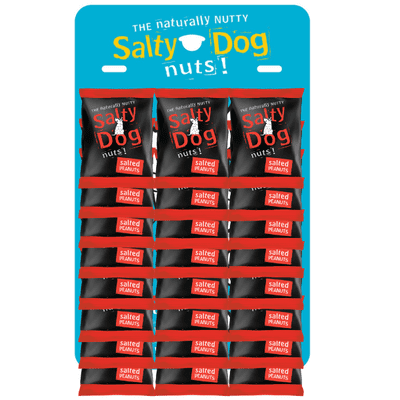 SALTY DOG Salted Peanuts Pub Card 24x45g