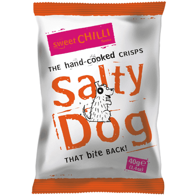 SALTY DOG Sweet Chilli Crisps 24x40g