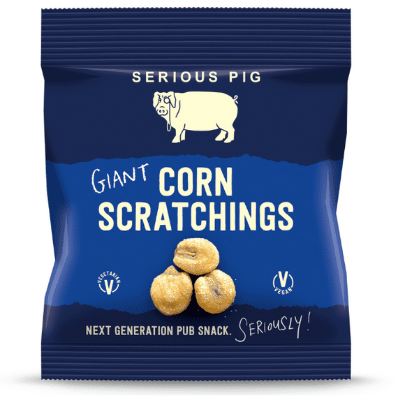 Serious Pig Corn Scratchings 24x35g | Vegan Wholesale