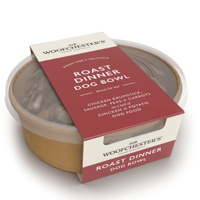 SIR WOOFCHESTERS Roast Dinner Bowl for Dogs 6x120g