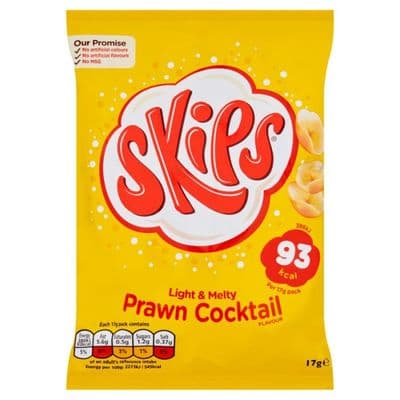 SKIPS Tangy Prawn Cocktail Crisps 24x17g