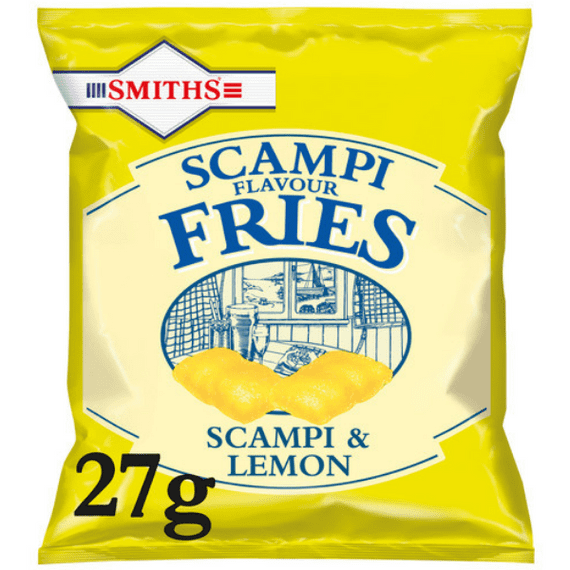 SMITHS FRIES Scampi & Lemon Fries Snacks 24x27g