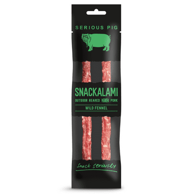 Snackalami Wild Fennel Twin Stick Salami 12x30g CLEARANCE