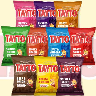 TAYTO Crisps Mixed Case 32x32.5g