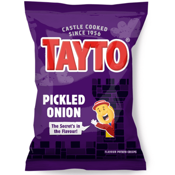 TAYTO Pickled Onion Crisps 32x32.5g