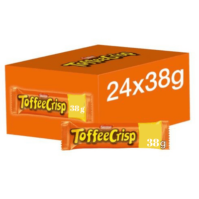 TOFFEE CRISP Milk Chocolate Bar 24 Pack