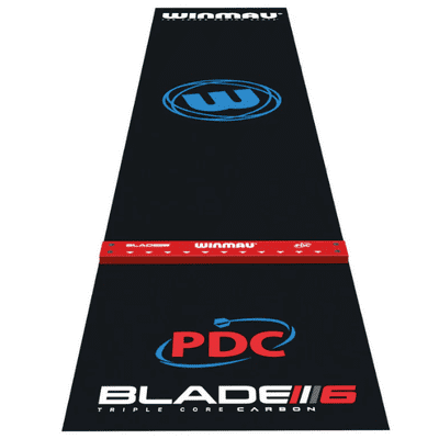 WINMAU Pro Zone Precision PVC Dart Mat with intergrated Oche