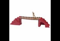 Ania Prehistoric Adventure: Ankylosaurus, Ranger, Bridge and Volcano with Boulder