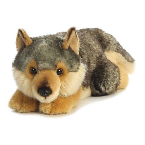 Aurora Miyoni Lying Wolf 11 Inch Plush Toy