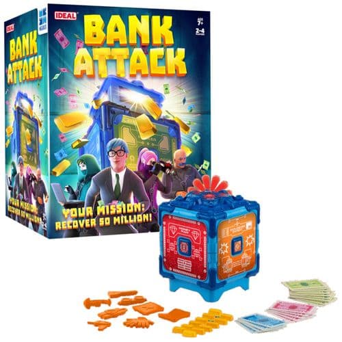Bank Attack Electronic Cooperative Family Game For 2 - 4 Players - Ages 7+ Years