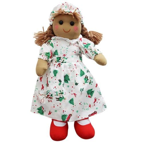 Christmas Rag Dress Rag Doll 40cm