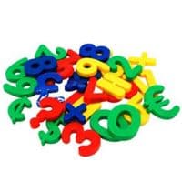 Colourific Classic Craft Magnetic Numbers & Sign or Lower Case Letters Ages 2-8