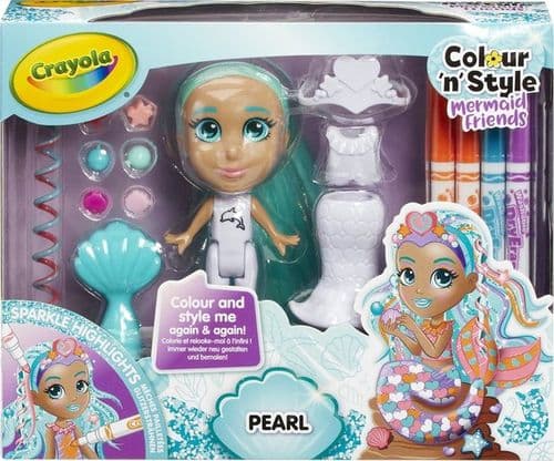 Crayola  Colour  &  Style Mermaid Friends Pearl