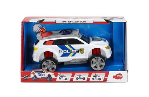 Dickie Toys Interceptor Police Car with lights and sounds