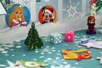 Disney Advent Calendar Game & Puzzle  Includes 16 Disney Characters