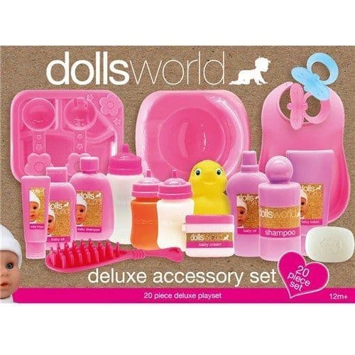 Dolls World 20 Piece Deluxe Accessory PlaySet