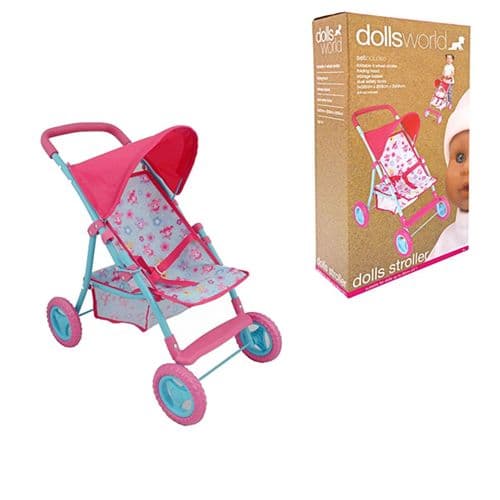 Dolls World Deluxe Dolls Stroller Push Chair  For Toy Dolls up to 56cm