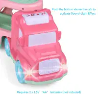 Fun Little Toys Pink Transport Vehicles  + 4 Mini Vehcles