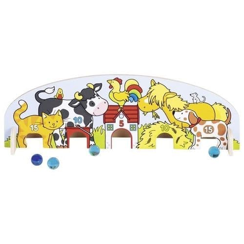 Goki Marble Game On The Farm