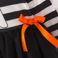 Halloween:  Girls Tutu Skirt Long Sleeve Stripe Dress For Ages 3-4 Years