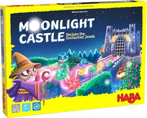 Halloween: Haba  Moonlight Castle Board Game  With 3D Castle  For  2 - 4 Players