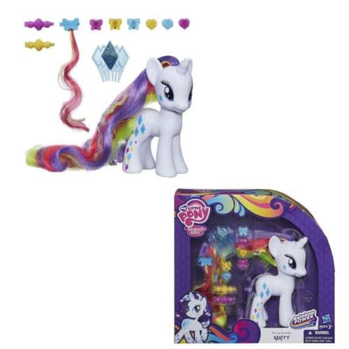 Hasbro My Little Pony Styling Strands Fashion Pony Rarity Super Long Hair