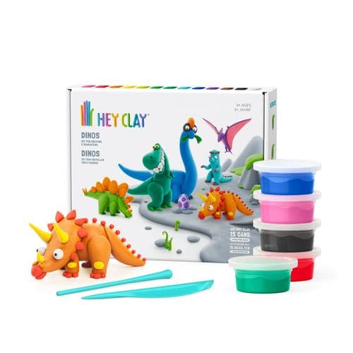 Hey Clay Dinos Large  15 Can Set  E73363
