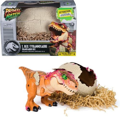 Jurassic World Primal Hatching T-Rex For Ages 5+