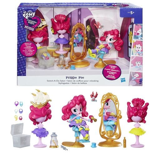 MLP My Little Pony Equestria Girls Pinkie Pie Switch a Do Salon Toy Set B7735