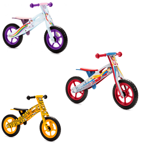Nicko Superhero Wooden Balance Bike