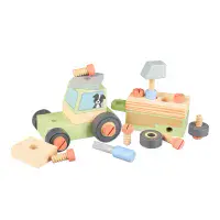 Orange Tree Toys Buildable Tractor Wooden Toy Tractor  OTT12801