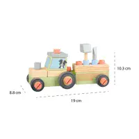 Orange Tree Toys Buildable Tractor Wooden Toy Tractor  OTT12801