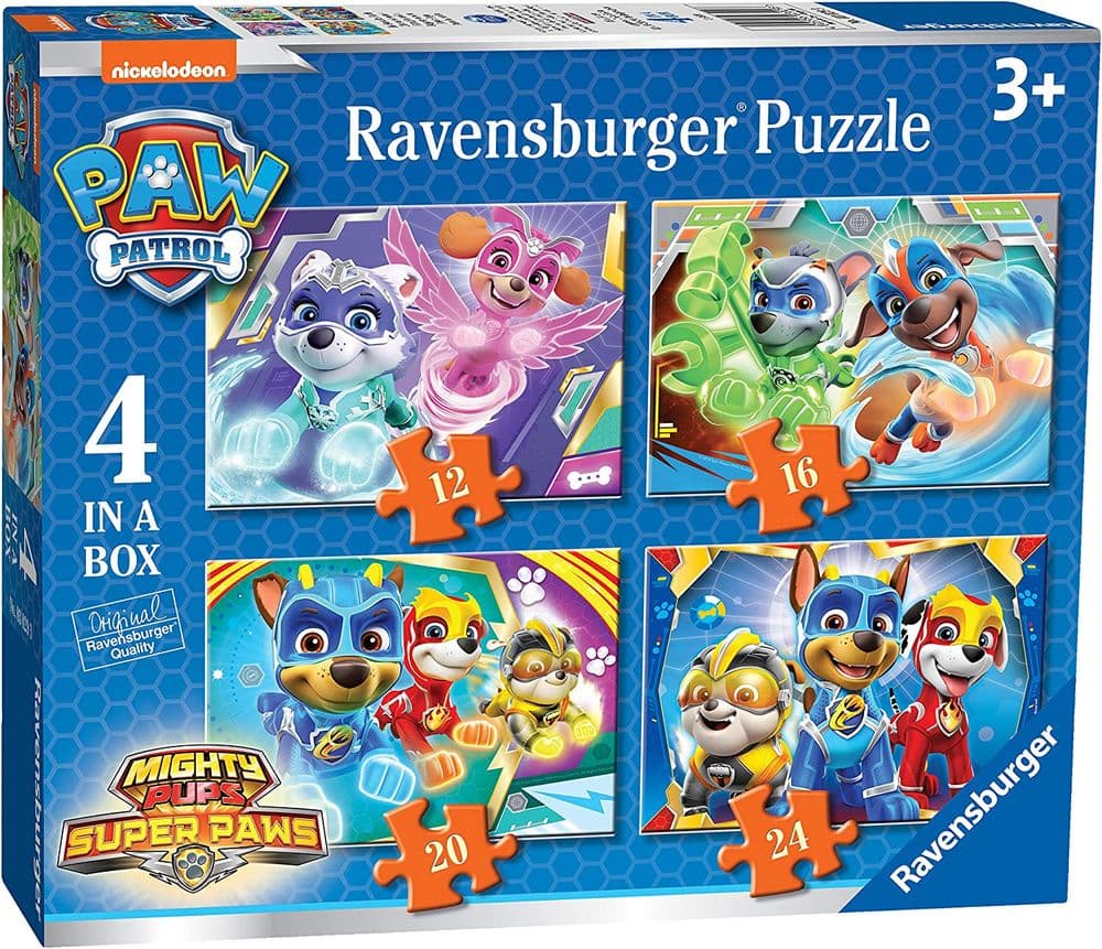 Paw Patrol Ravensburger Jigsaw Puzzle - 4 In A Box