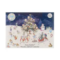 Peter Rabbit Advent Calendar With  24 Wooden Pieces