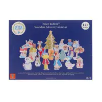 Peter Rabbit Advent Calendar With  24 Wooden Pieces