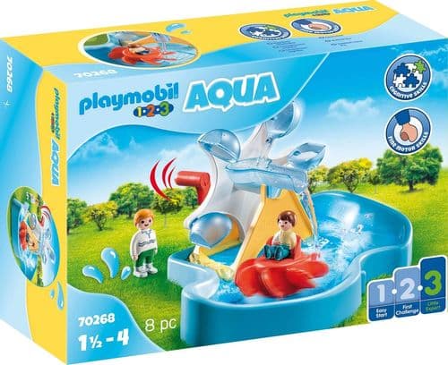 Playmobil 70268 123 Aqua Water Wheel Carousel