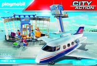 Playmobil  City Action  Airport With Airplane  & Control Tower