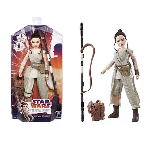 Star Wars Forces of Destiny Rey of Jakku Adventure Toy Figure Set - Hasbro C1622
