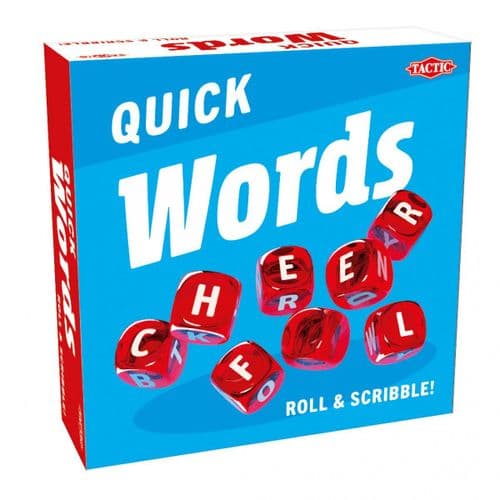 Tactic games Quick Words Roll & Scribble For Ages 8+ Years 2+ Players