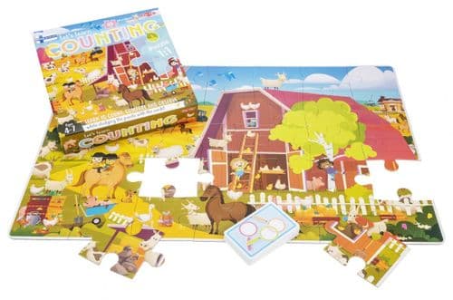 Tactic Let's Learn Counting  Floor Puzzle