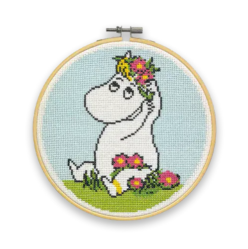 The Crafty Kit  Moomin Snorkmaiden Cross Stitch Kit