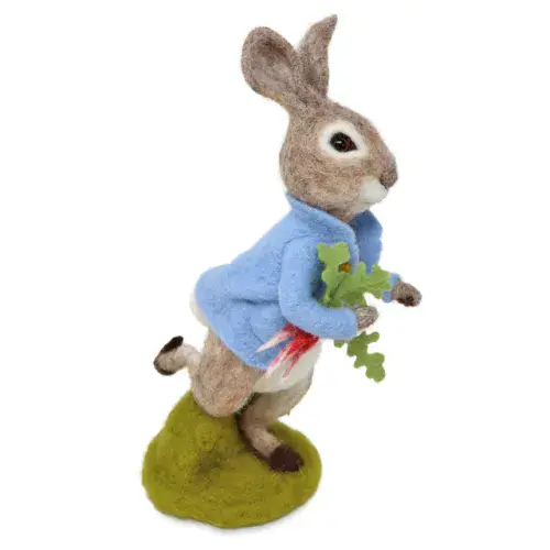 The Crafty Kit Peter Rabbit & The Stolen Radishes  Needle Felting Kit  For Ages 10+ Years